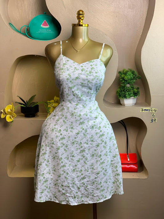 SIZE6 7MAY44 Length38 (white & Green)