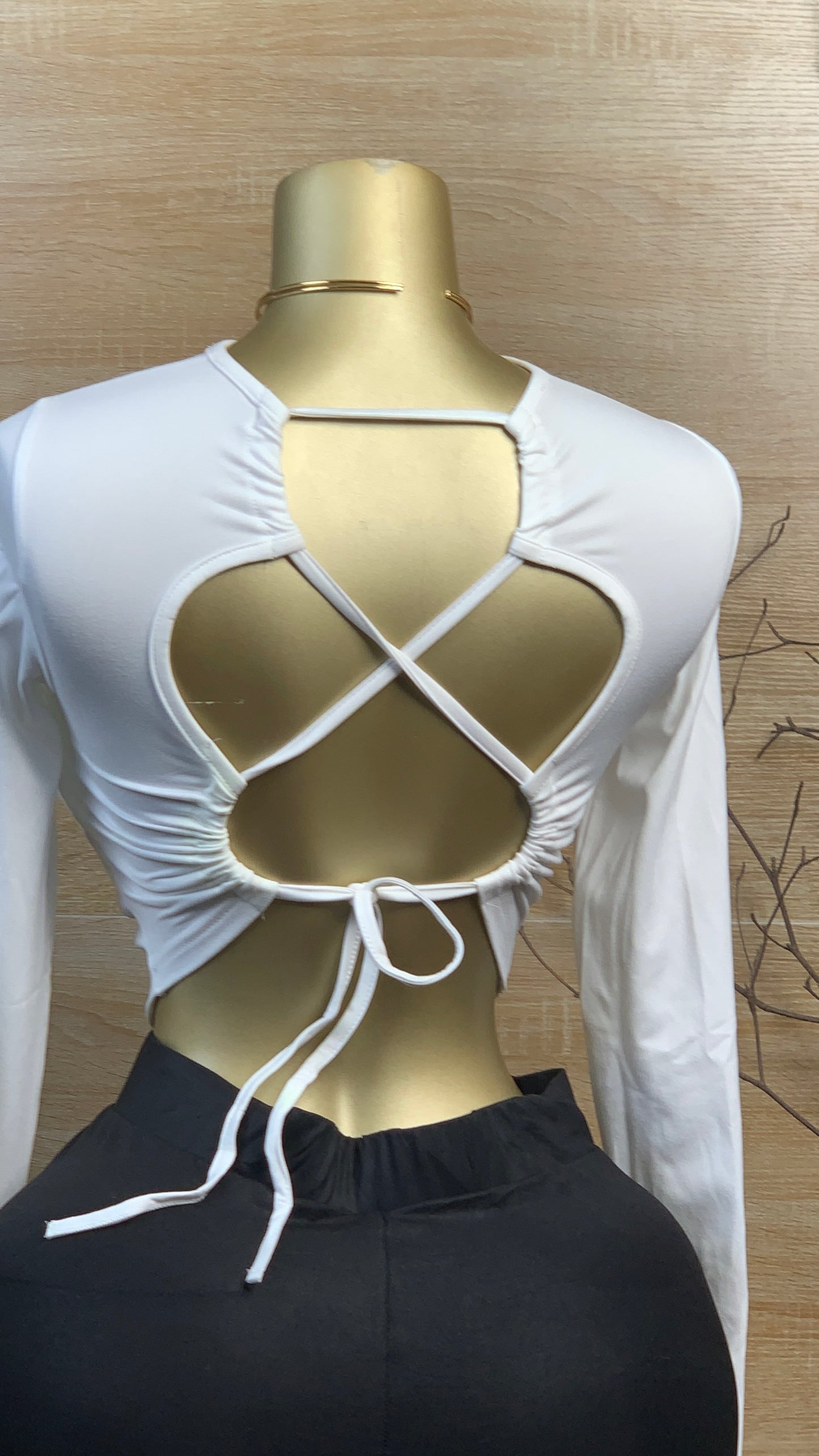 FAB26 SIZE8 White TOP (stained)