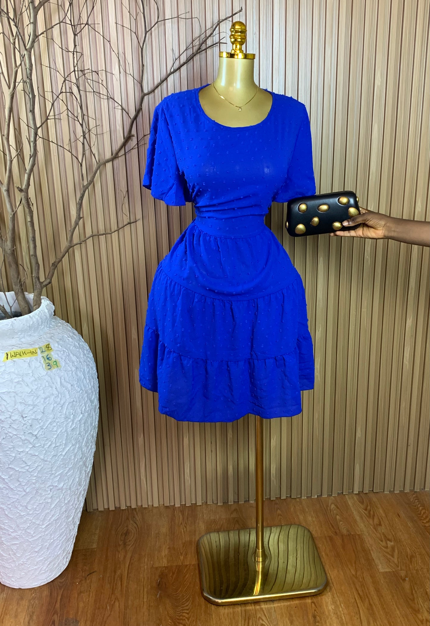 1WALK-IN28 SIZE16 Length39 blue dress