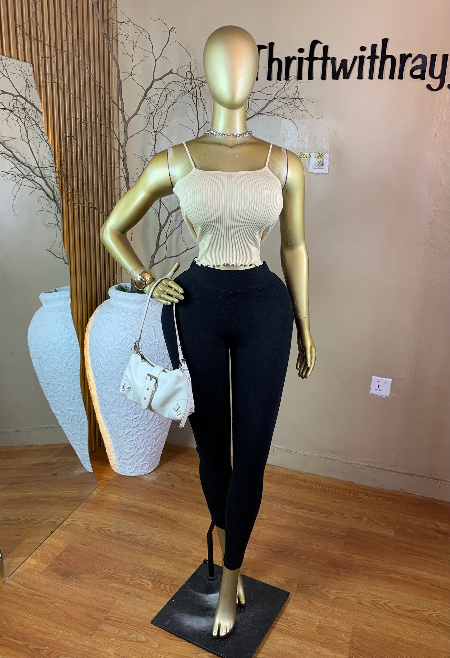 SIZE8 BOLD126 Nude top