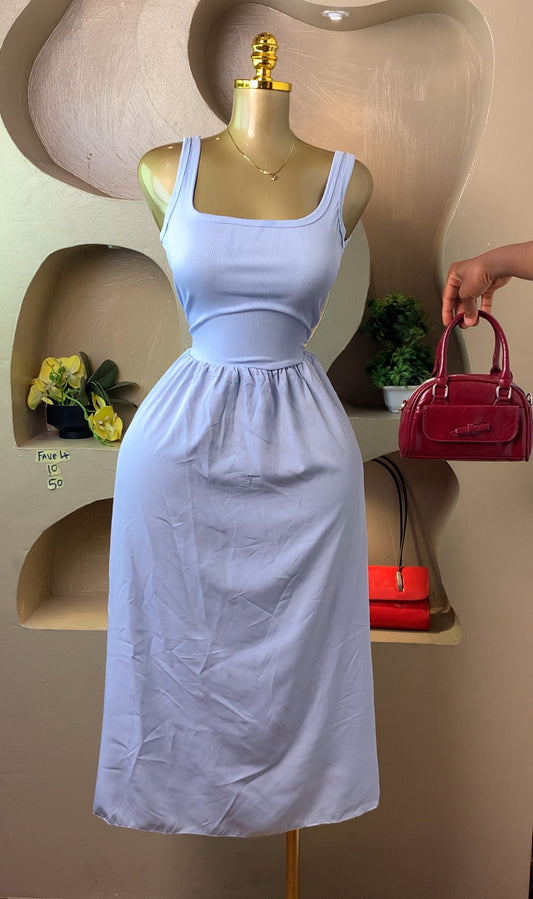 FAVE4 BLUE DRESS SIZE10 Length50