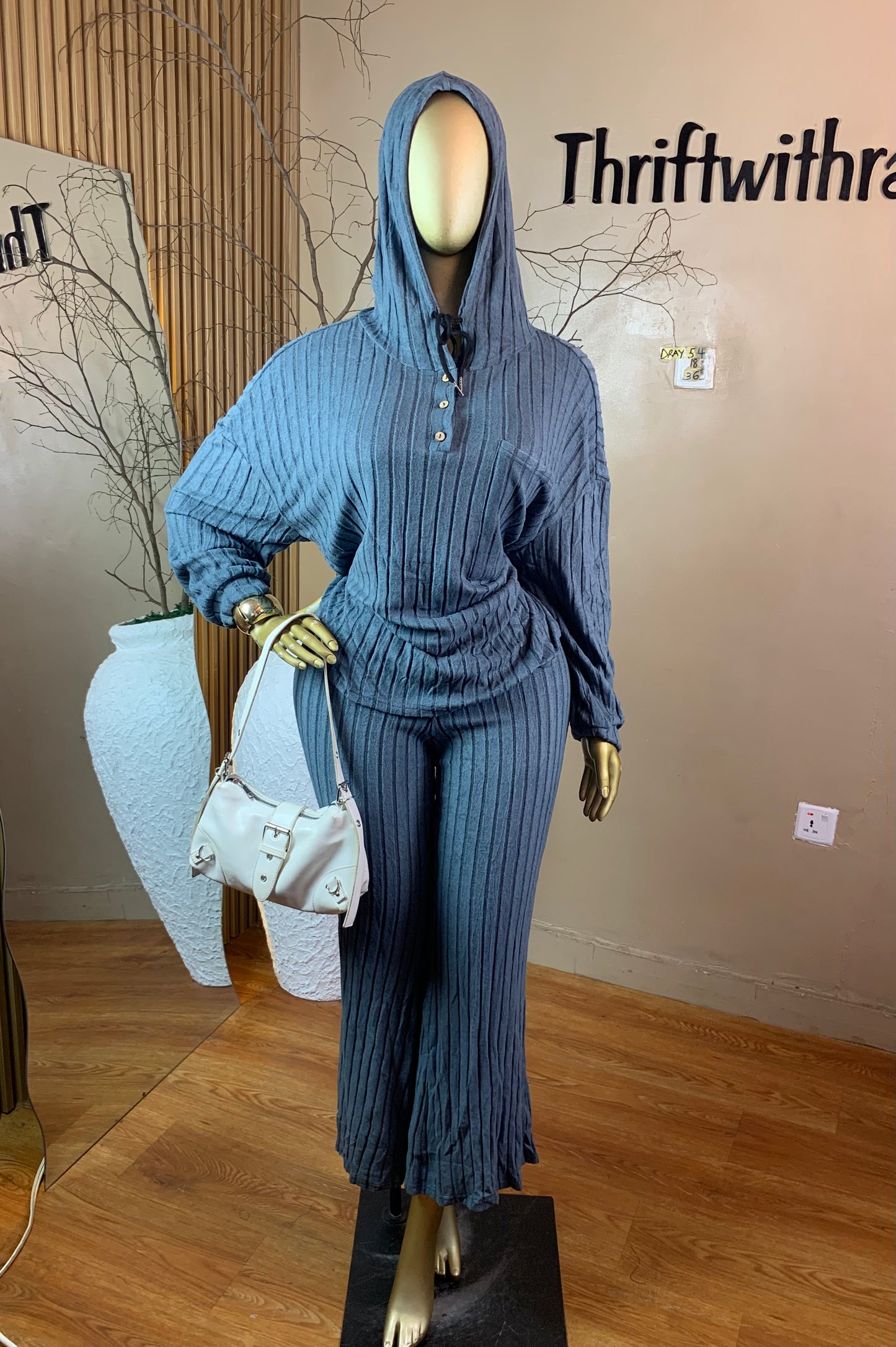 SIZE18 DRAY54 GREY TWO PIECE Length36