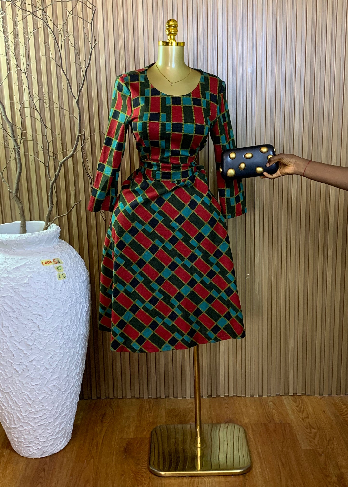 LADE54 SIZE10 Length45 dress