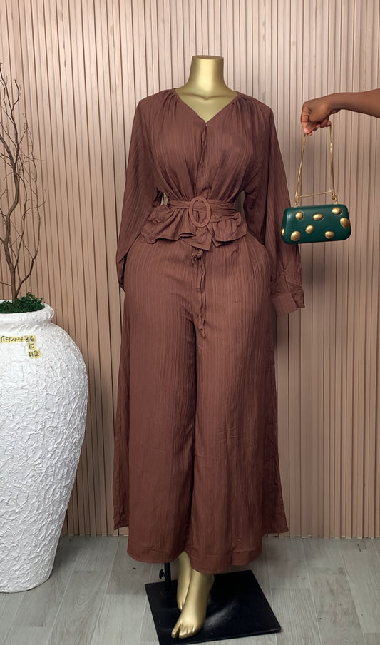 UK Size 12 Tiffany36 Brand New Two Piece Brown Length42