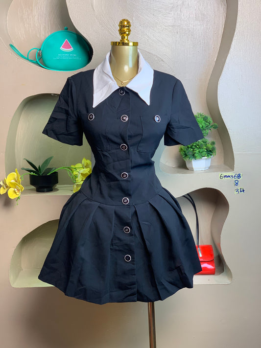 SIZE8 6MAY68 Length34 (black)(little stain)