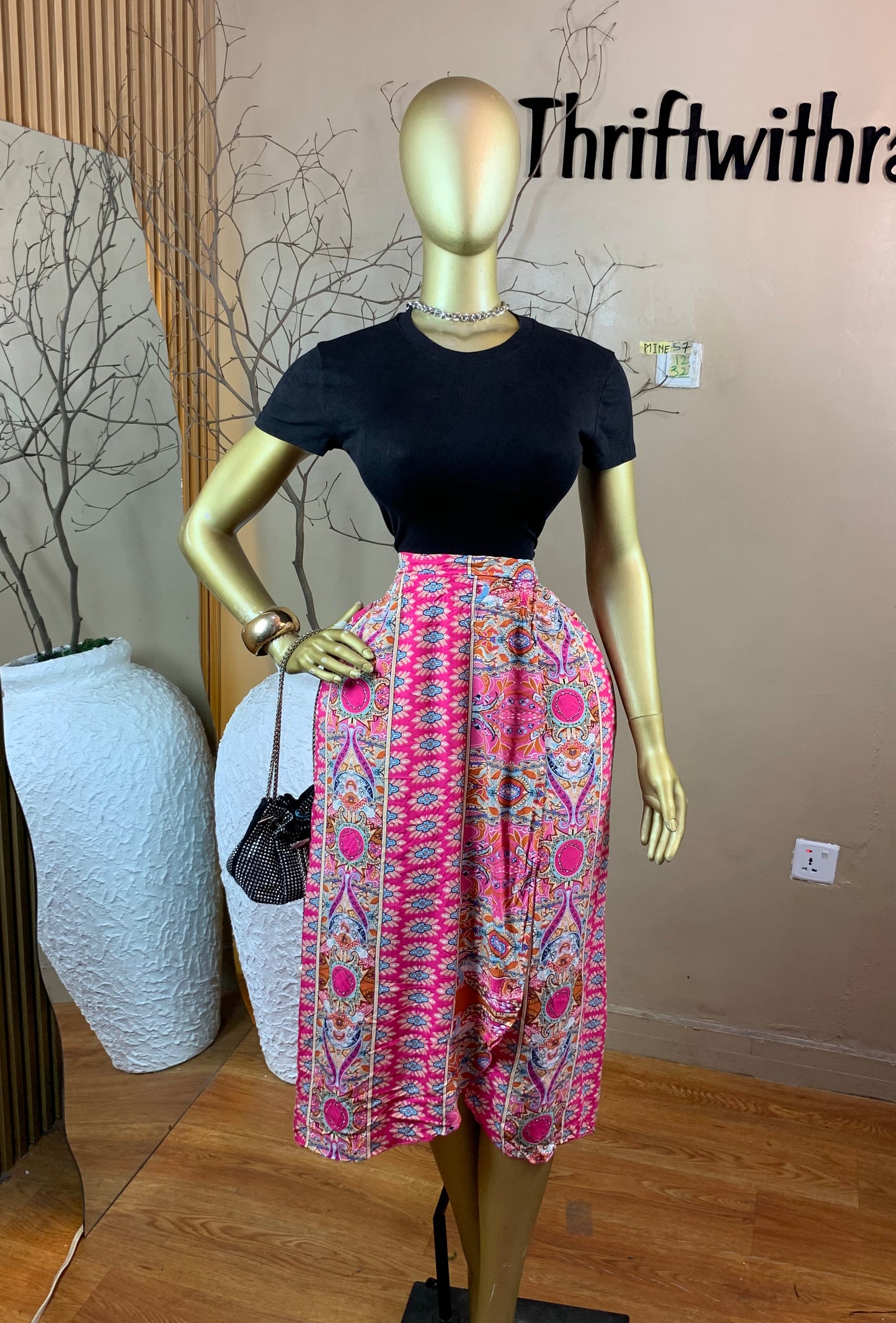 SIZE12 MINE57 Length32(Skirt only)