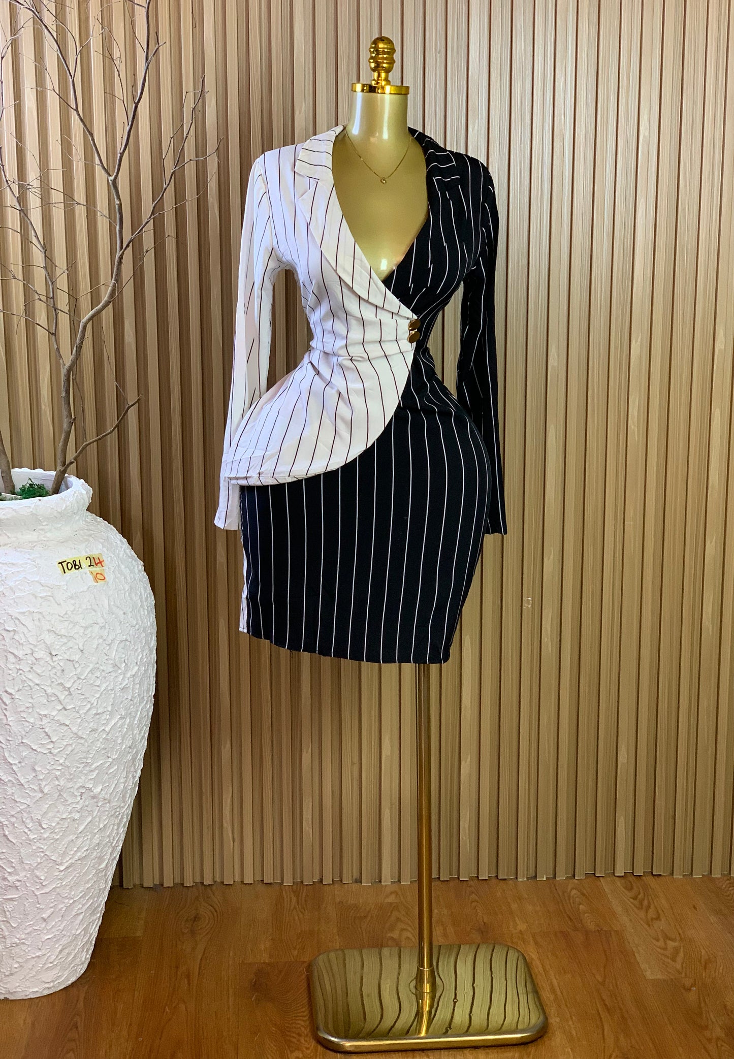 TOBI24 SIZE10 corporate dress(Stained)