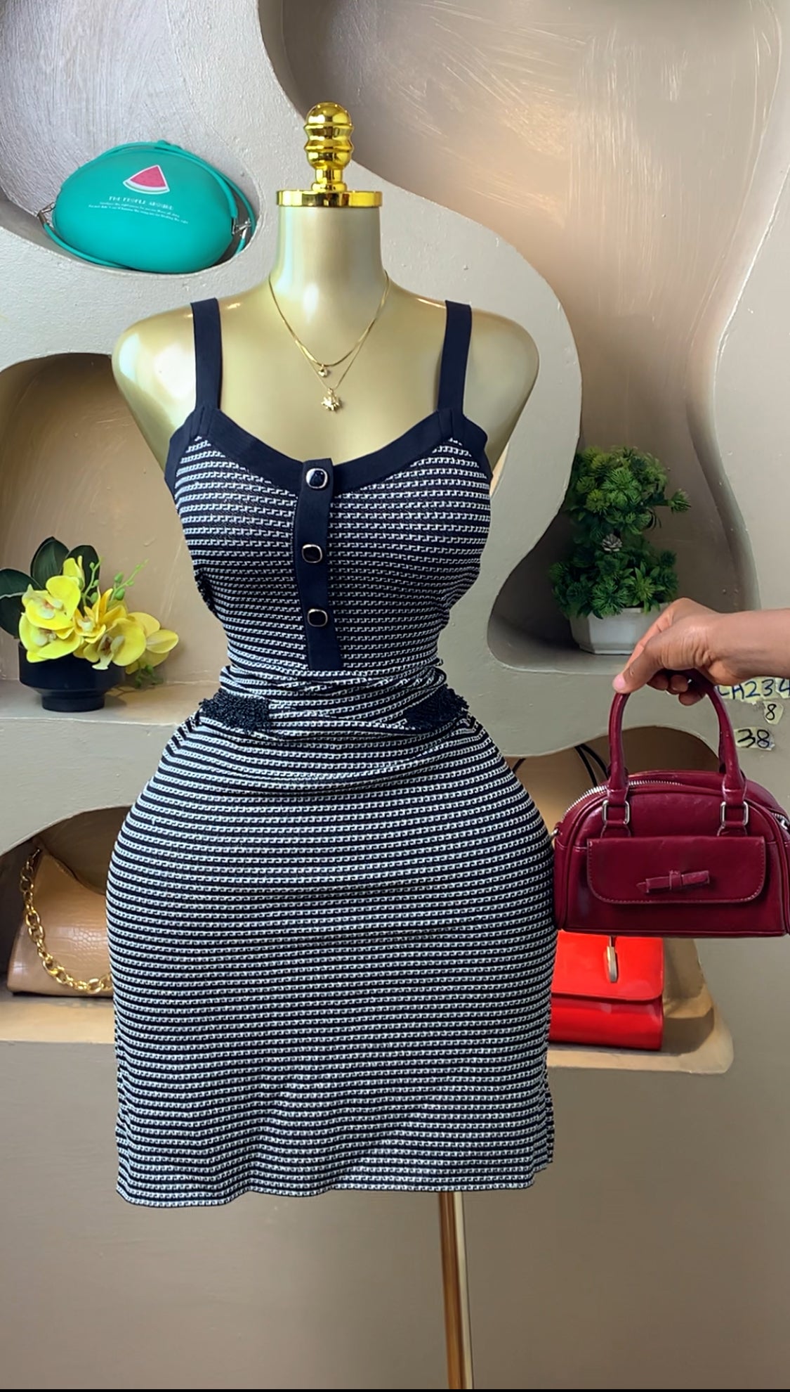 SIZE8 MUNCH234 Length38 (black&white)