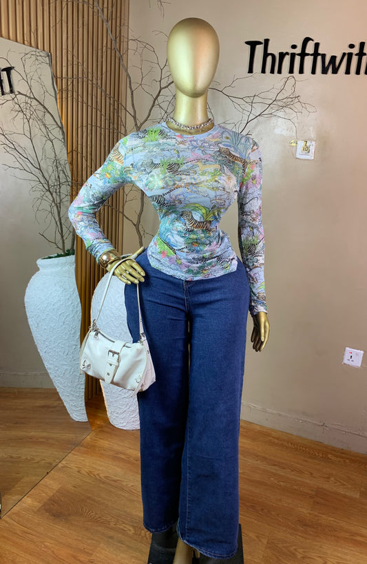 SIZE10 GIRL7 MESH TOP ONLY