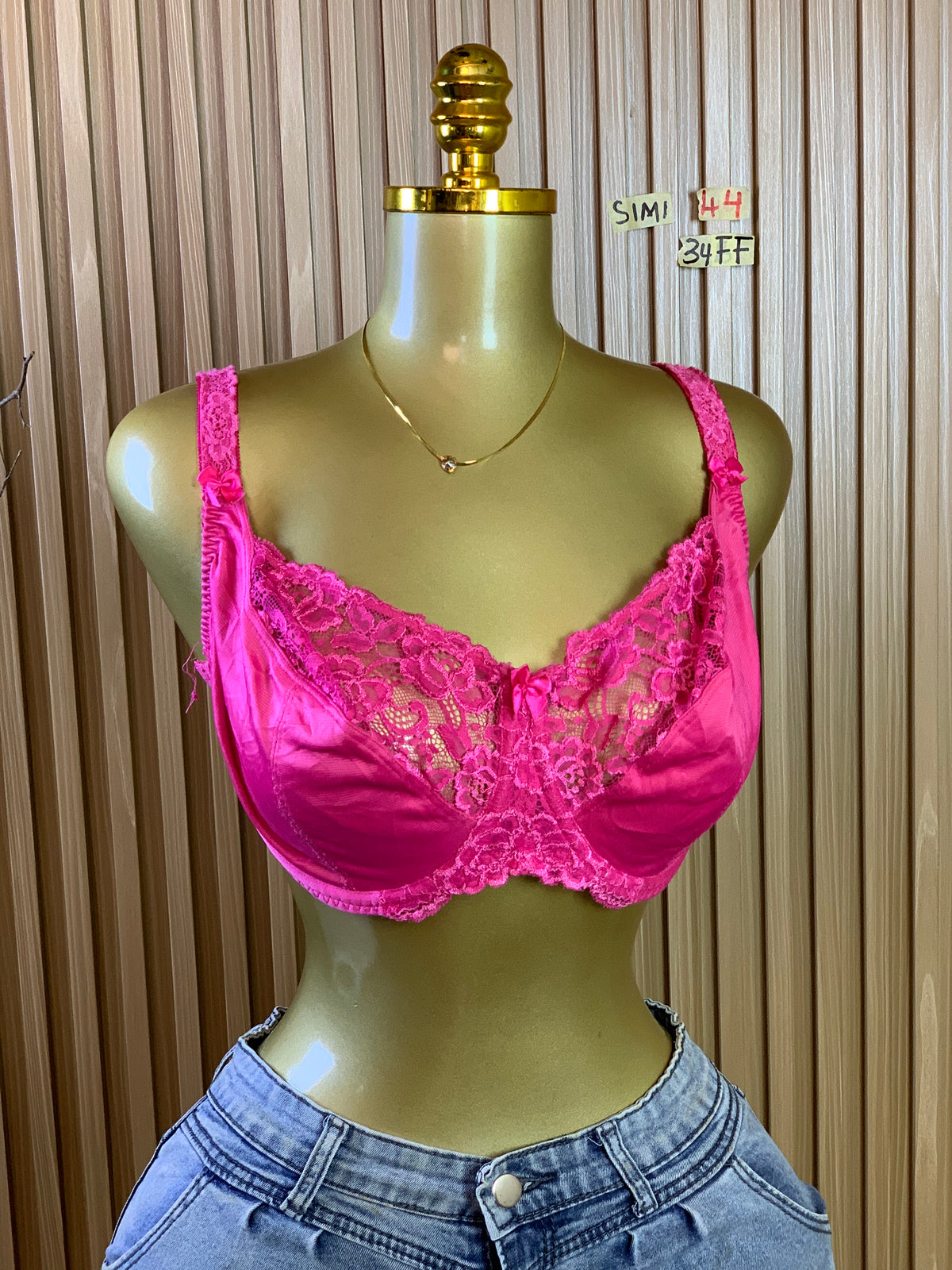 SIMI44 SIZE34FF(Pink bra only)