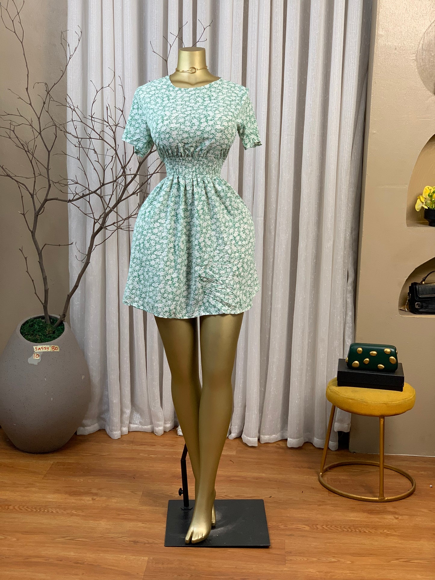 SASSY80 SIZE10 floral DRESS
