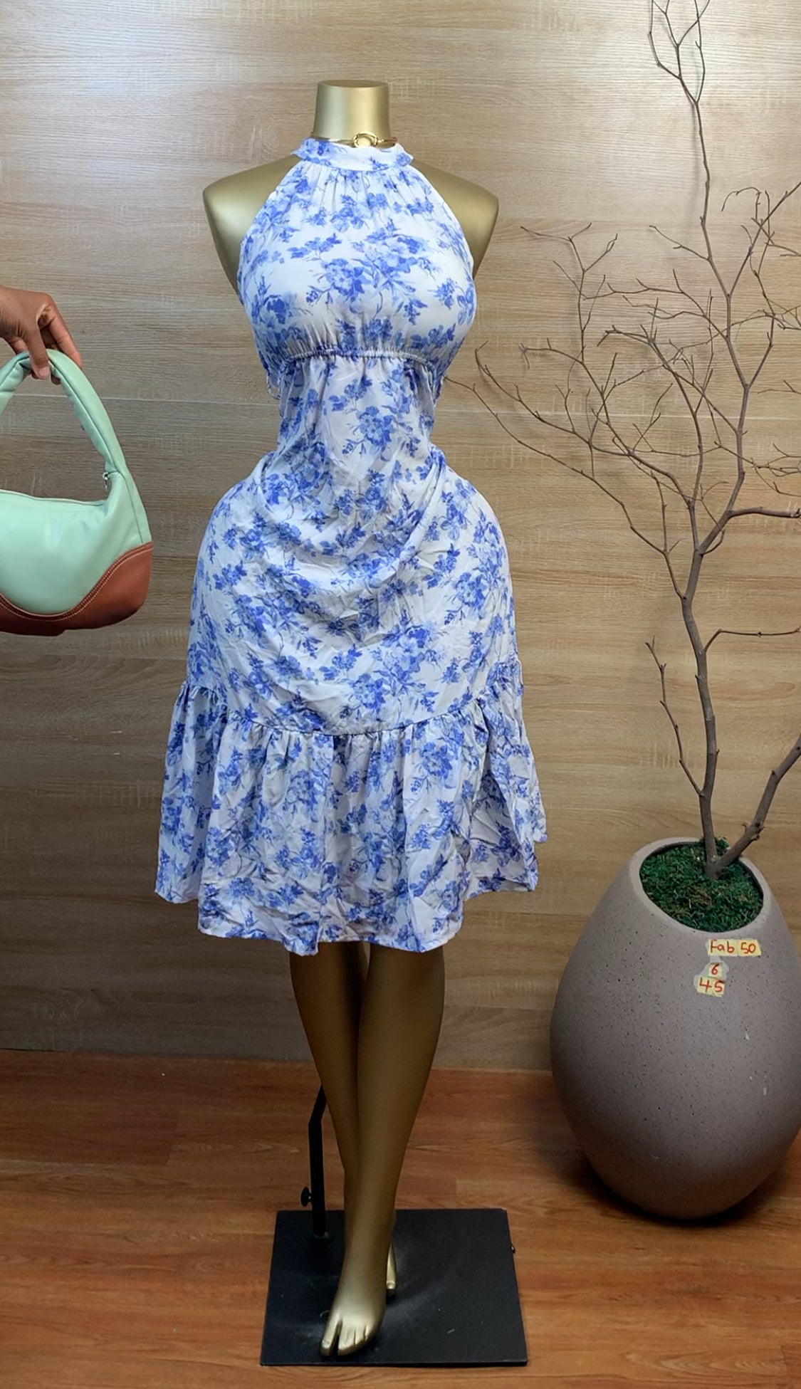 SIZE6 FAB50 DRESS Length45