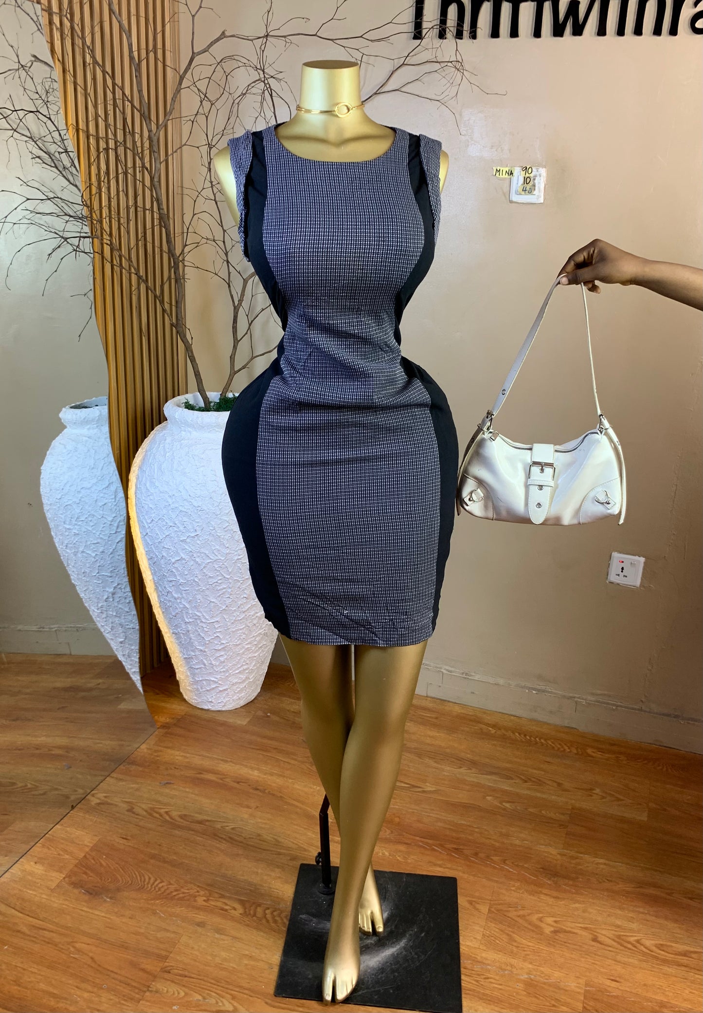 MINA90 SIZE10 Length40 corporate dress
