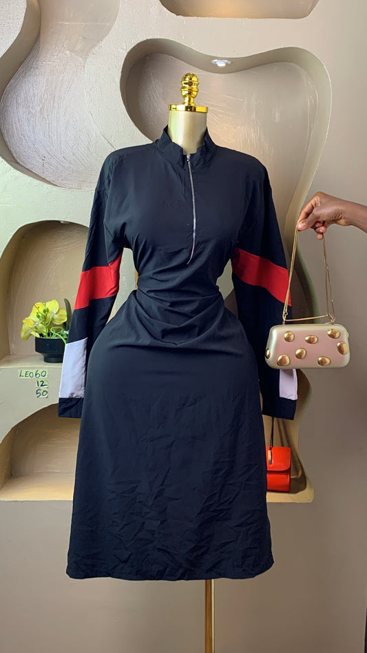 LEO60 BLACK DRESS SIZE12 Length50