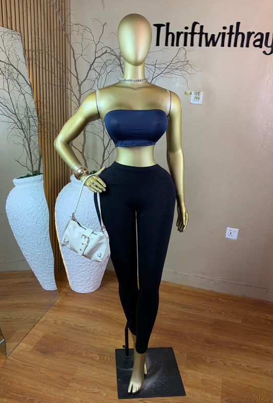 SIZE10 BOLD105 NAVY BLUE TUBE TOP