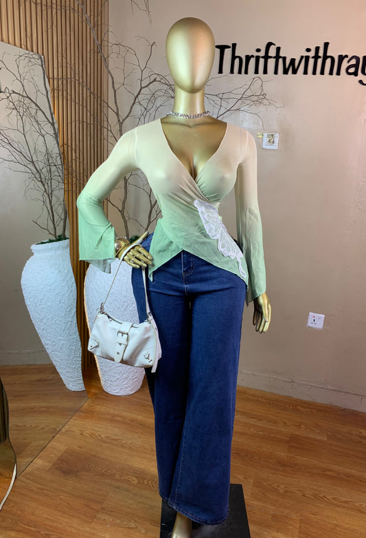 SIZE6 GIRL109 MESH TOP ONLY(Stained)