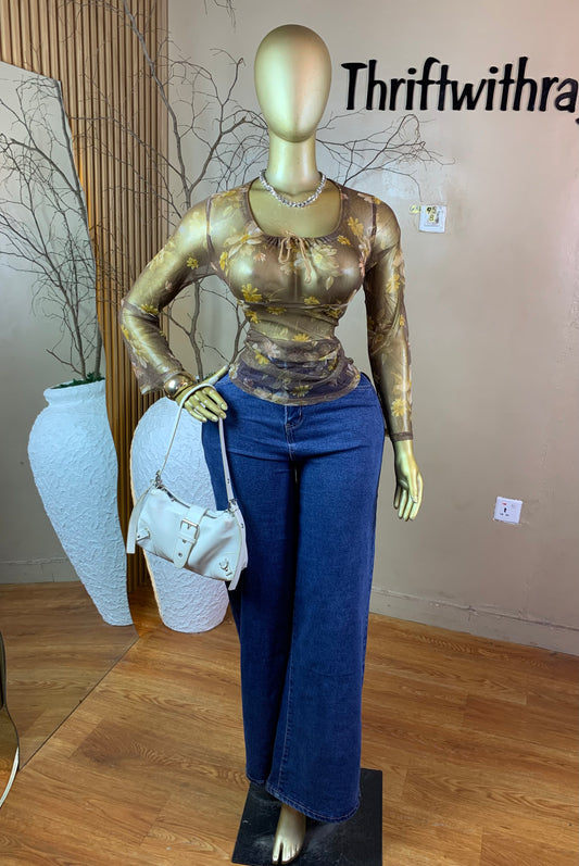 SIZE8 GIRL95 MESH TOP ONLY
