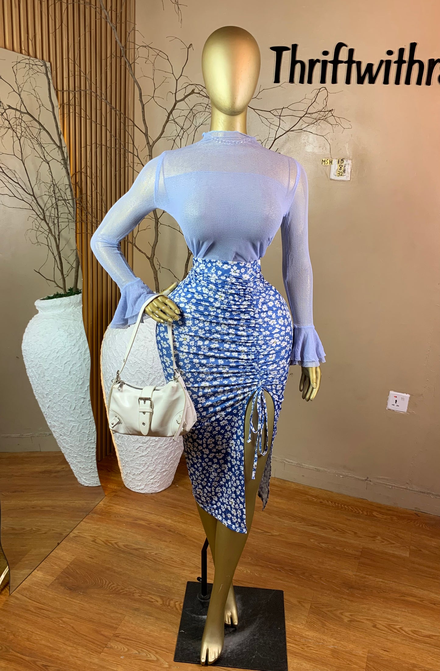 SIZE8 MSH15 BLUE MESH TOP ONLY