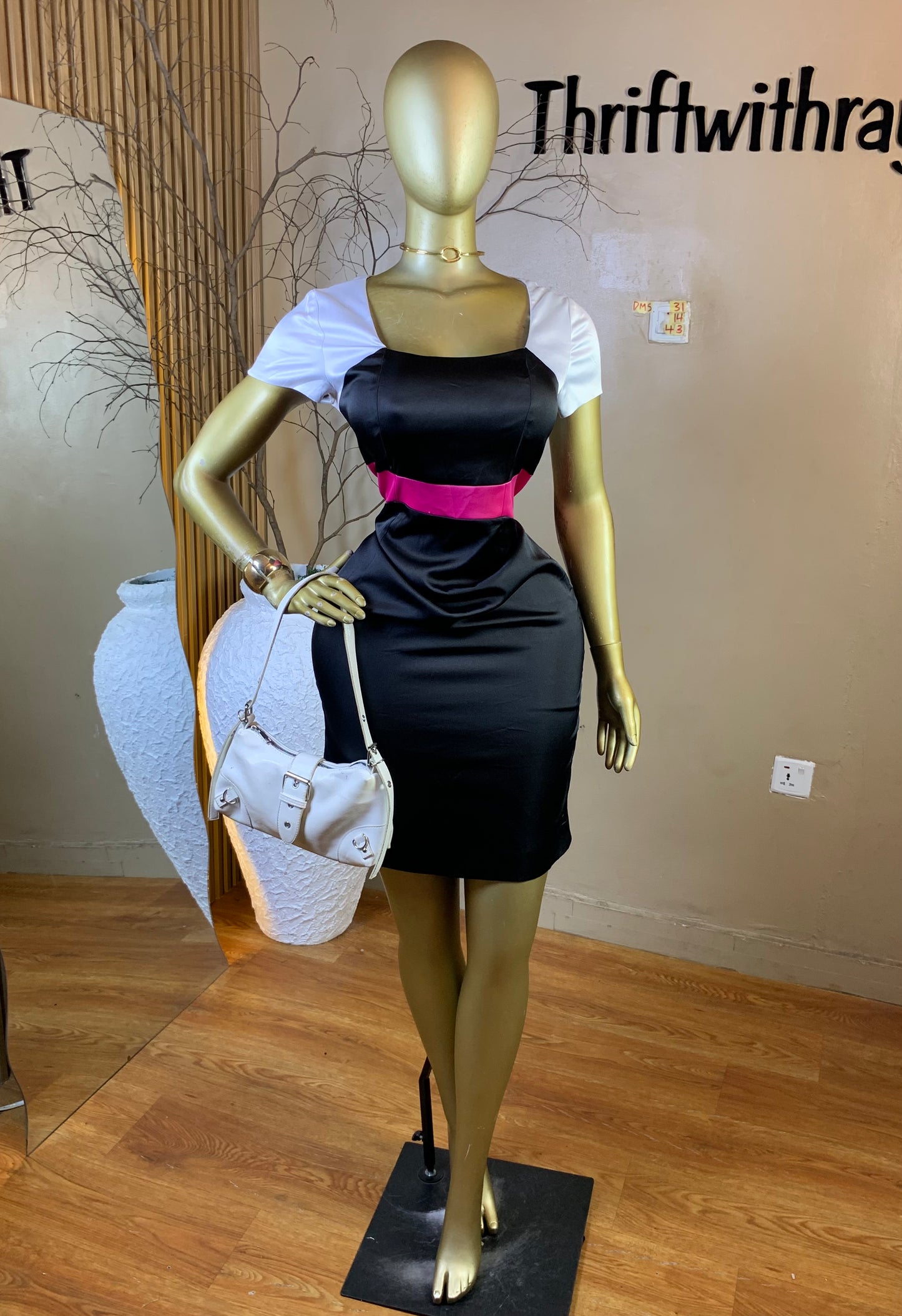 DAMSEL31 SIZE14 Length43 corporate dress