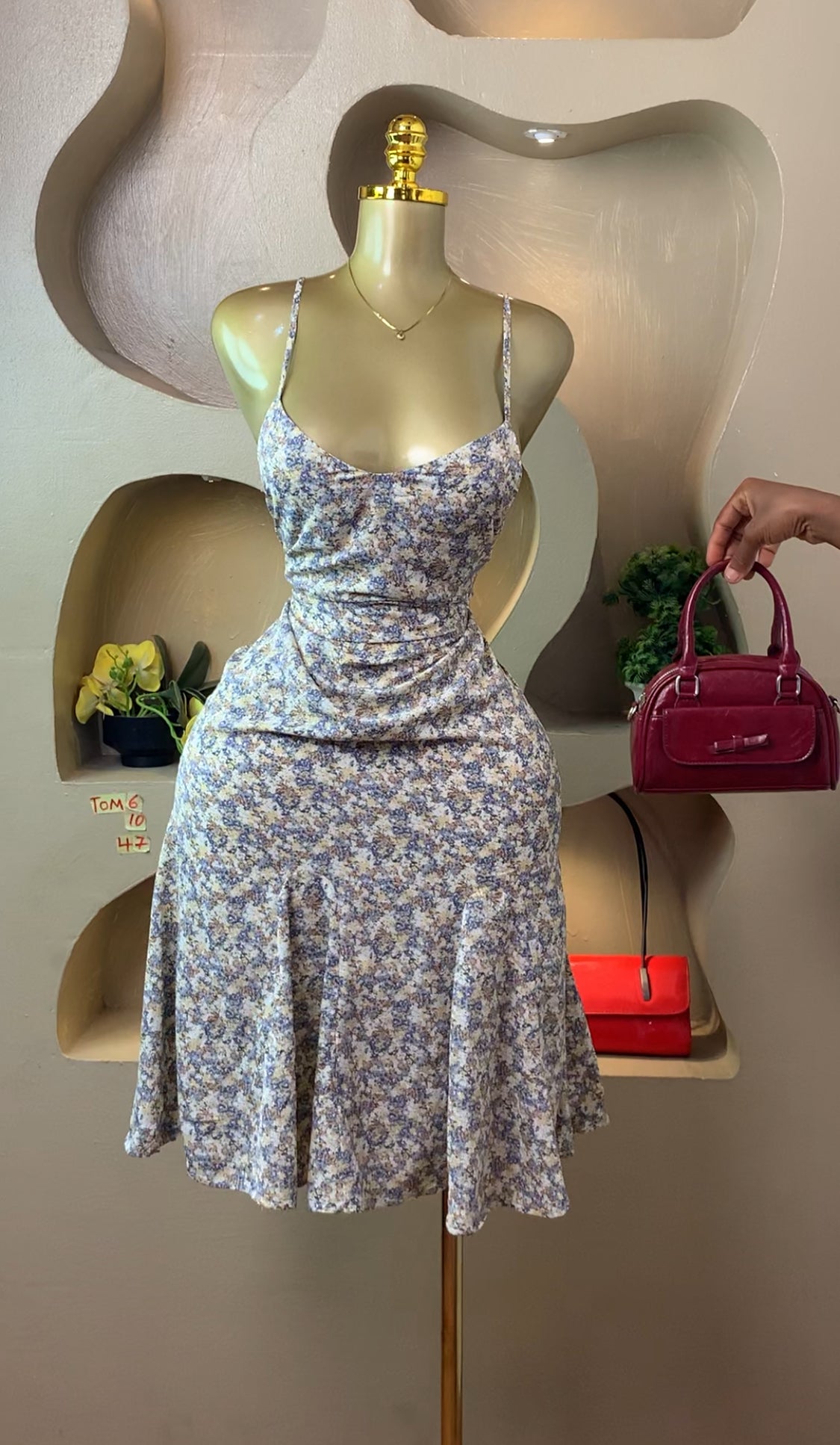 SIZE10 TOM6 Floral DRESS Length47