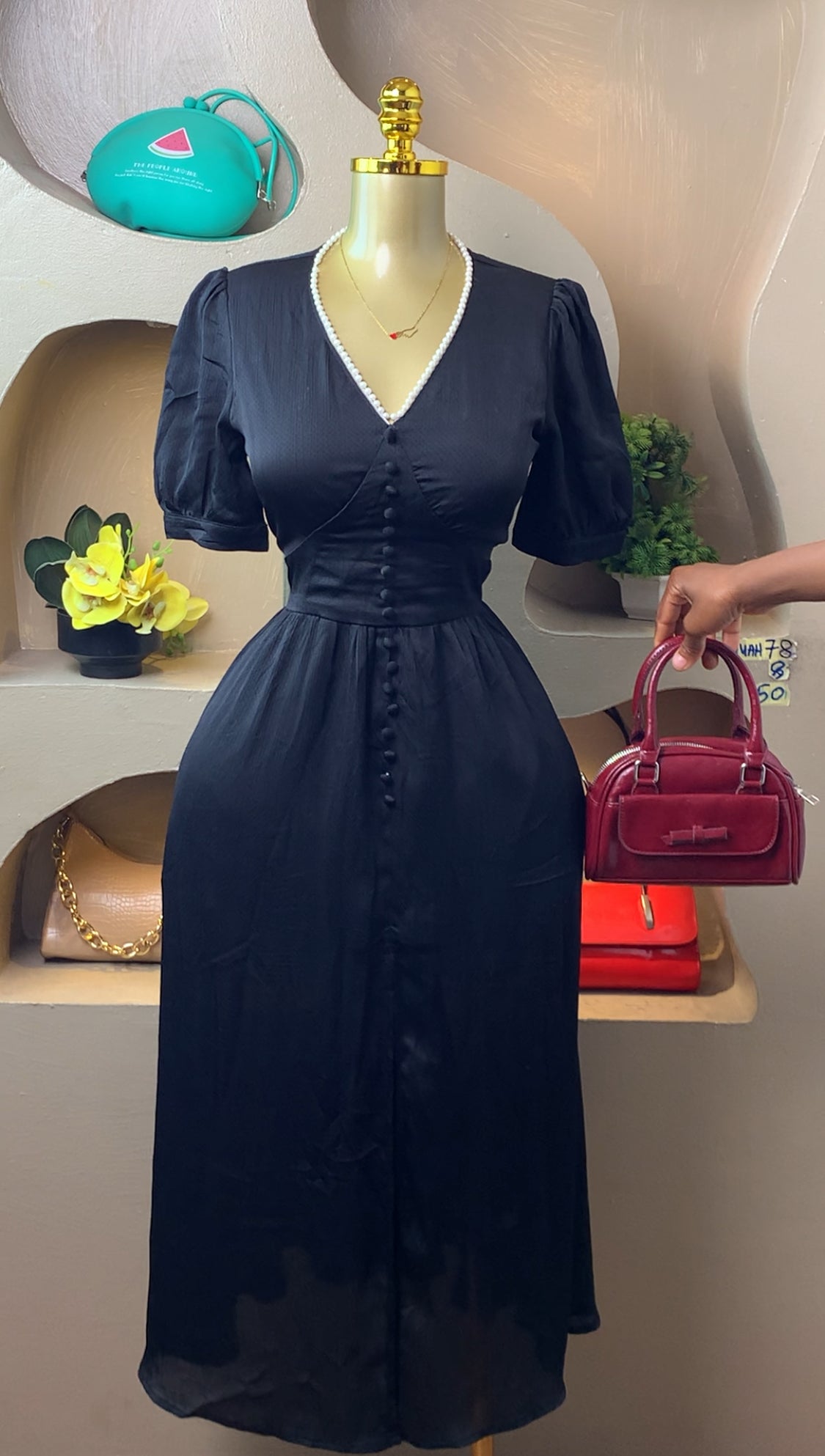 SIZE8 MUAH78 Length50 (black)