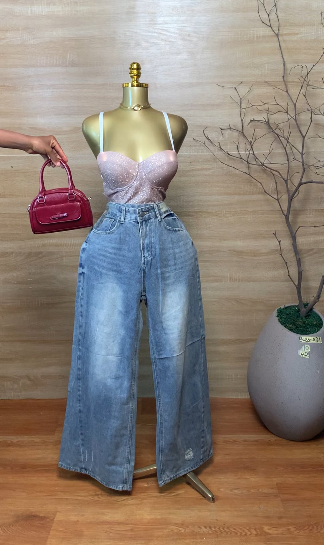 SIZE10 BAGGYA31 Length42 Jean Only