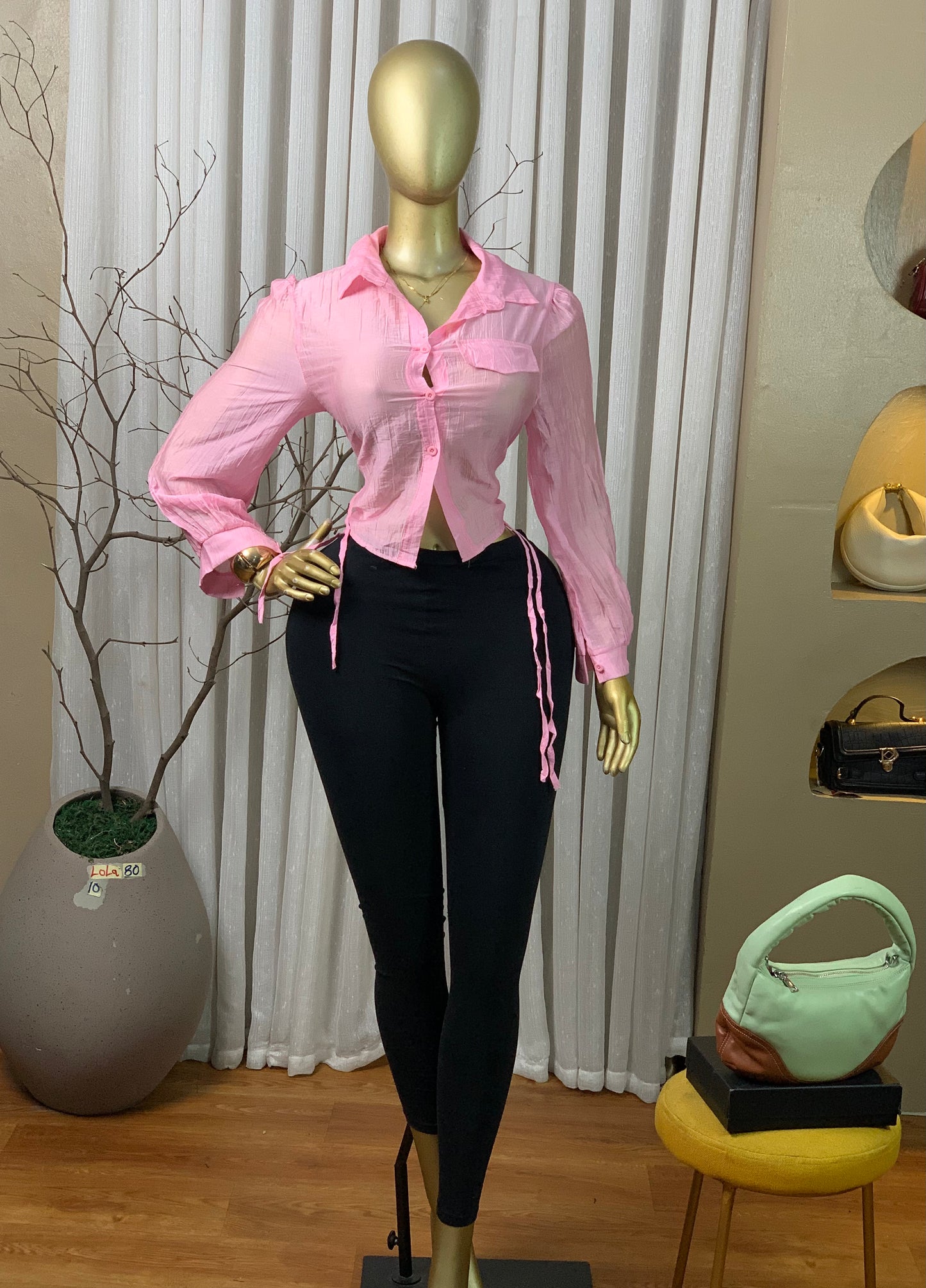 LOLA80 SIZE10 pink top