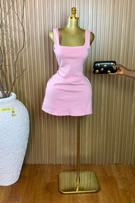 1WALK-IN1 SIZE10 Length33 Pink dress