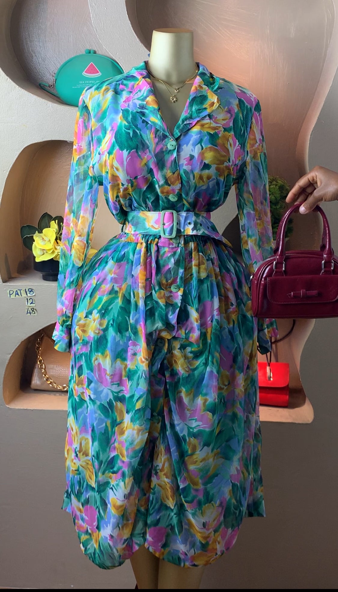 SIZE12 PAT18 Length48 (floral)