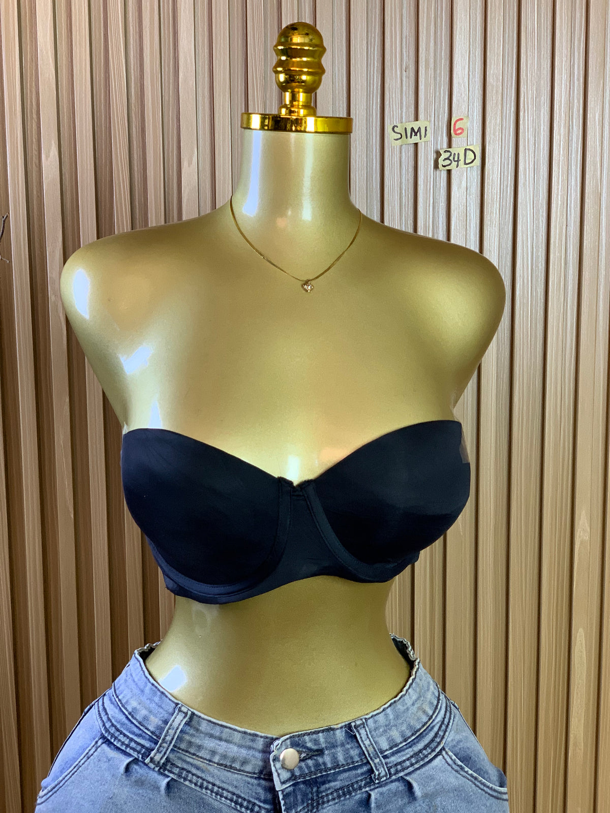 SIMI6 SIZE34D(black bra only)