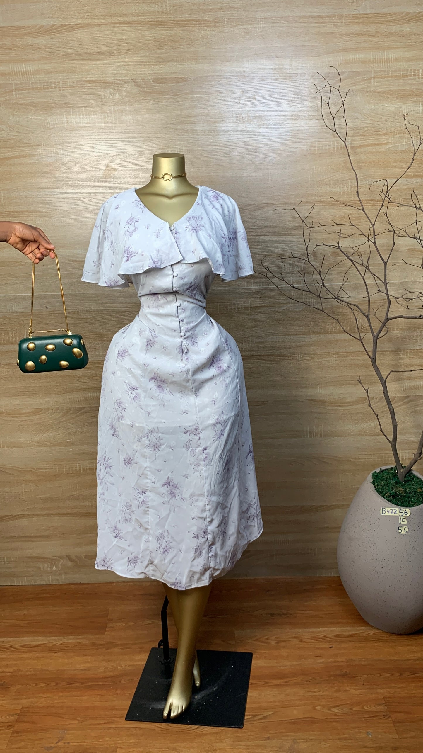 SIZE10 BUZZ56 DRESS Length55