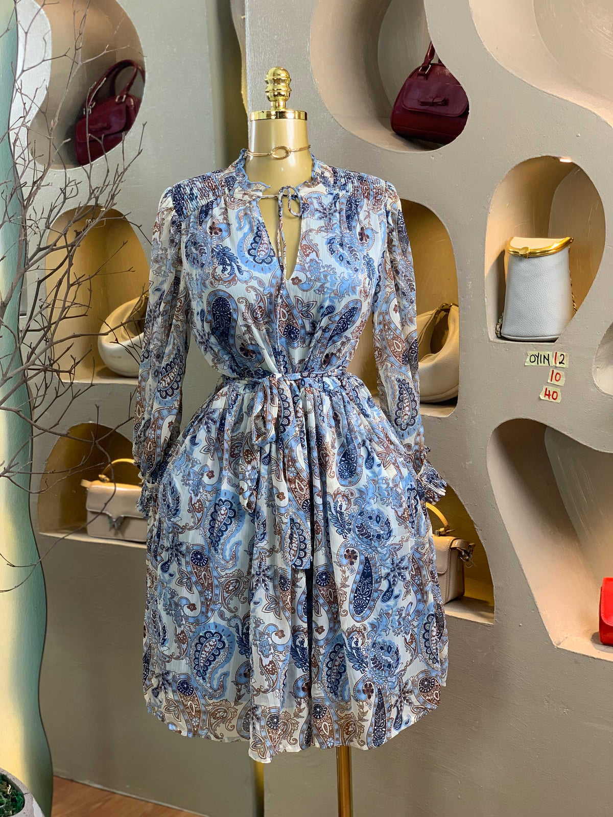 OYIN12 SIZE10 Floral DRESS Length40