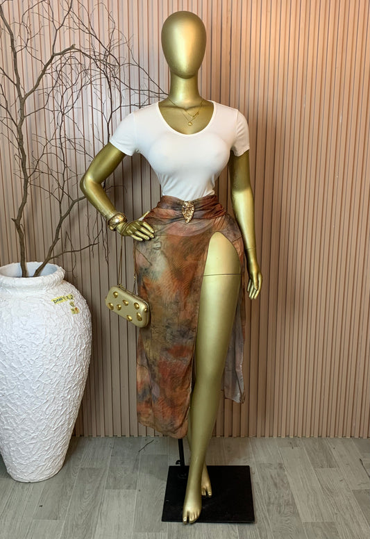 DEBBY32 SIZE12 Length39 Mesh Skirt only