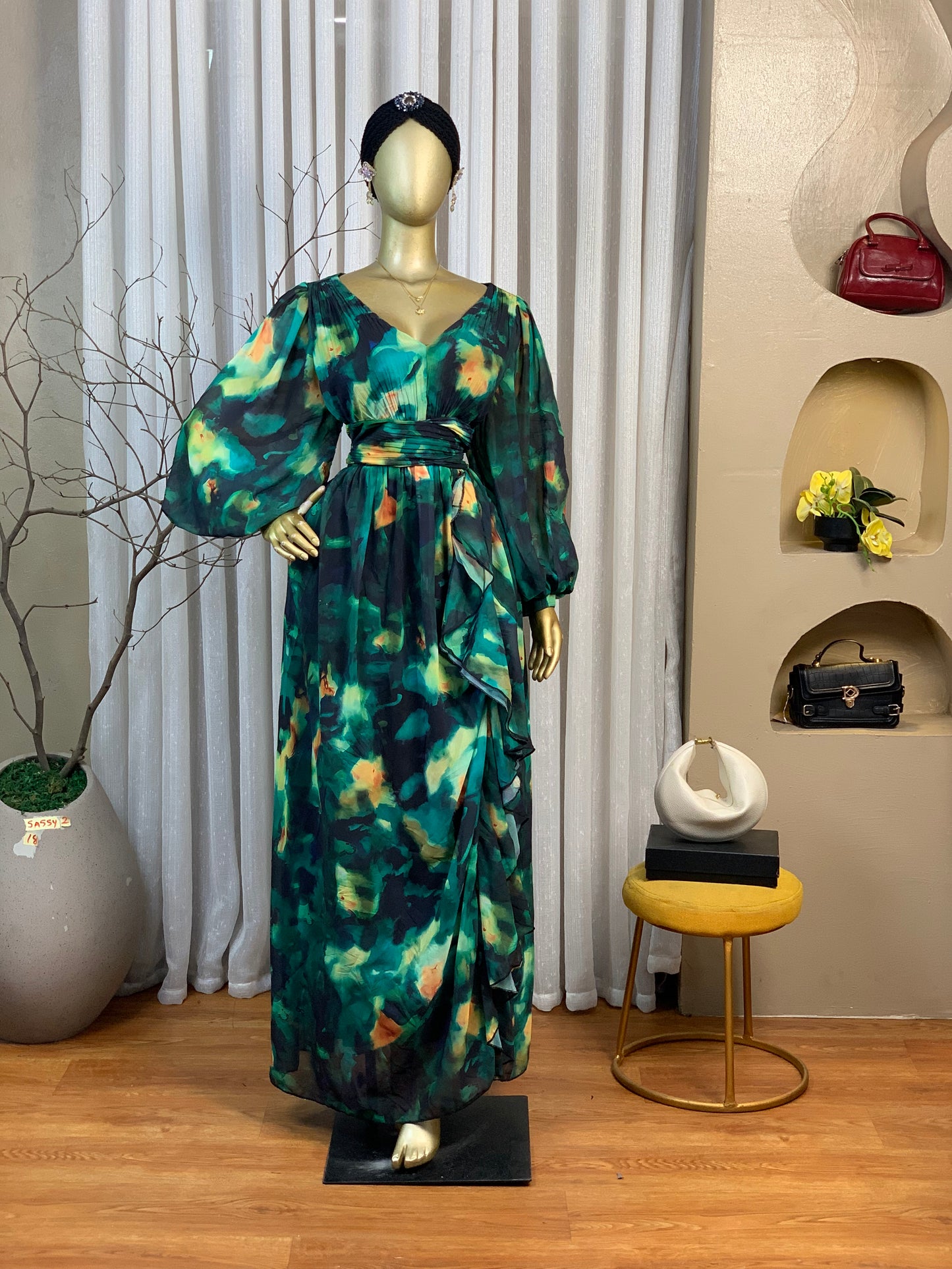SASSY2 SIZE18 Green DRESS