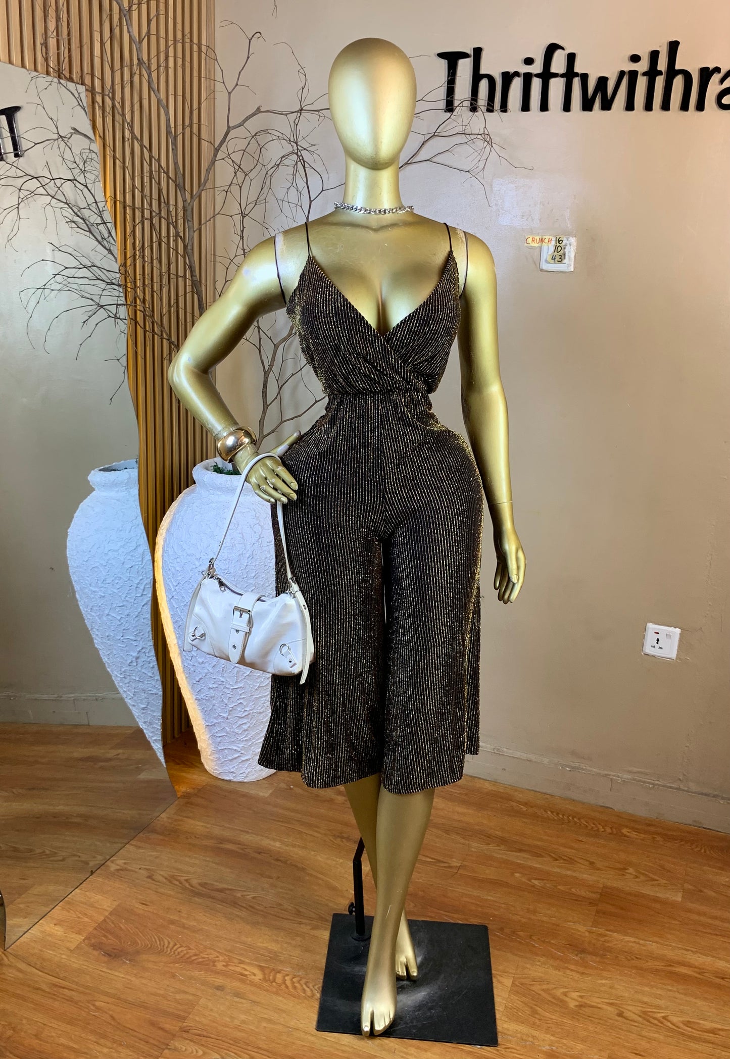 CRUNCH16 SIZE10 Length43 jumpsuit