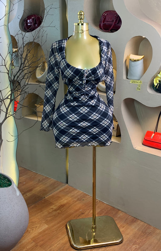 WALK-IN22 SIZE12 Length34 mesh dress