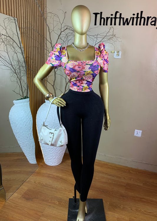 SIZE10 BOLD28 FLORAL TOP