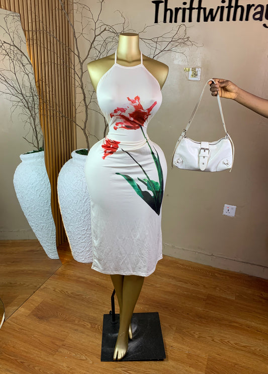 SIZE12/14 ALO22 FLORAL DRESS Length47