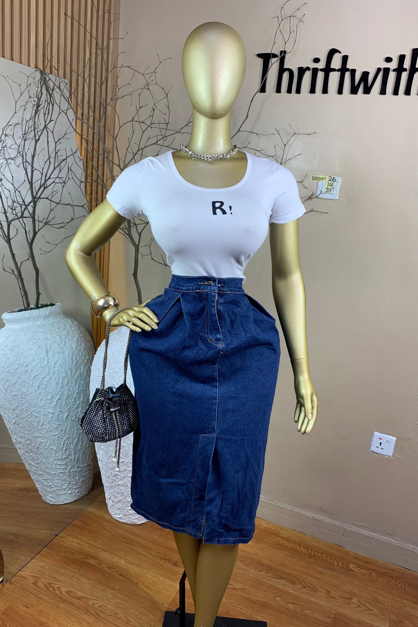SIZE14 Bright26 Length28(Skirt only)