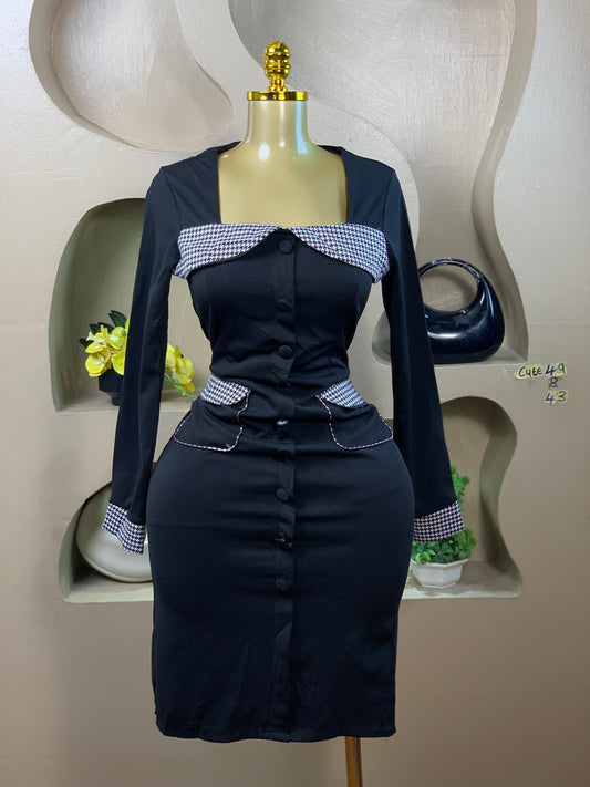 SIZE8 Cute49 Length43 (black)