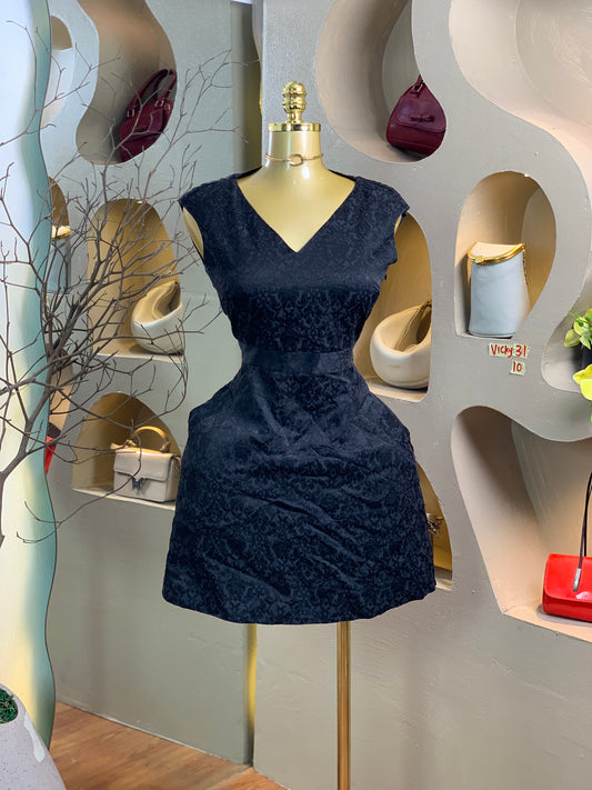 VICKY31 SIZE10 Black DRESS