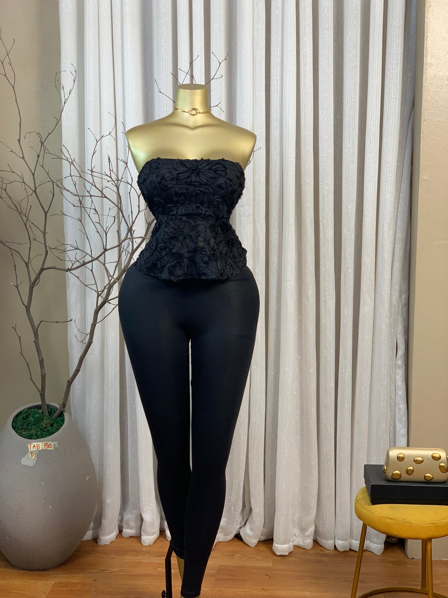 TAB80 SIZE8 Black Tube TOP