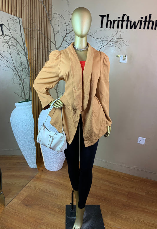 SIZE20 BOLD51 BROWN BLAZER ONLY