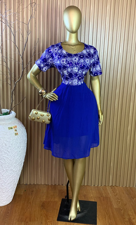 TOBI69 SIZE16 Length39 blue dress