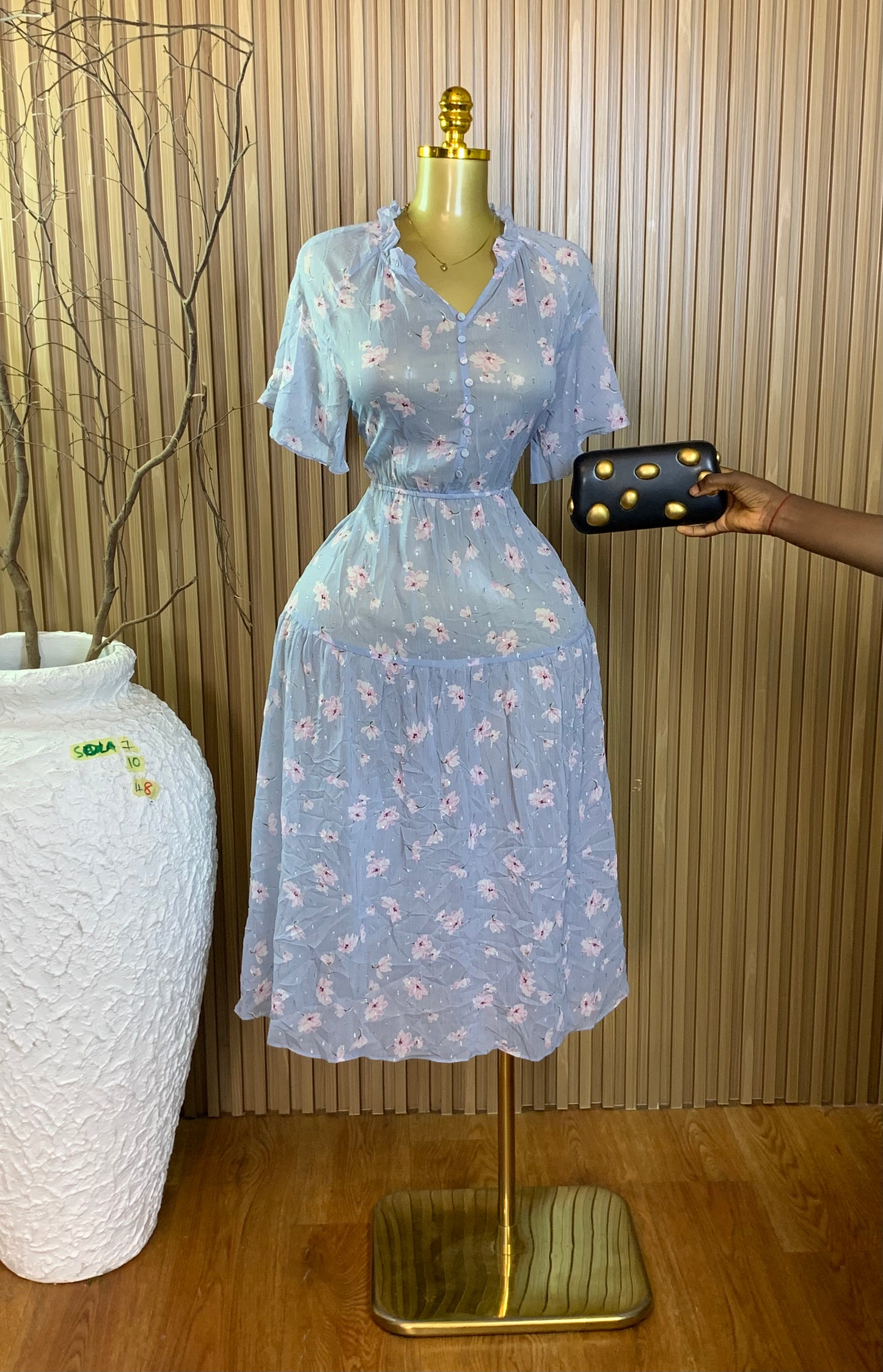SOLA7 SIZE10 Length48 dress