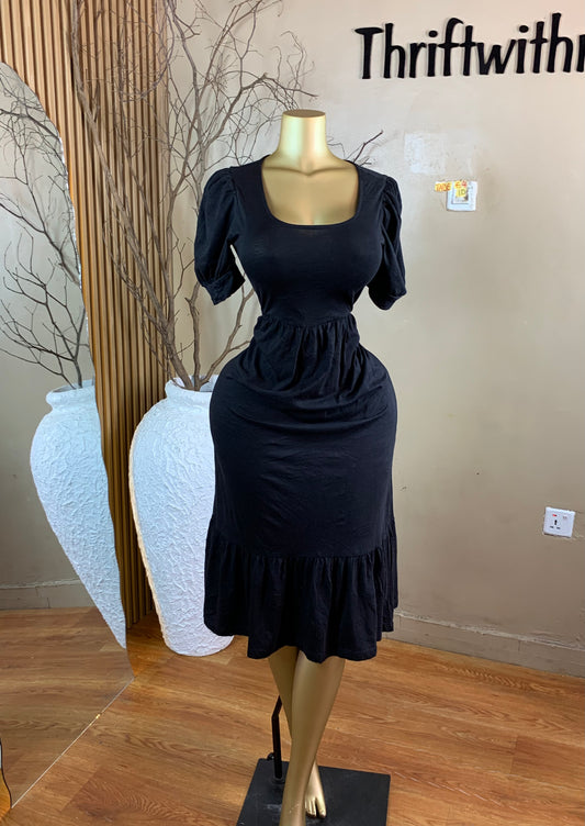 TADE64 SIZE10 Black dress