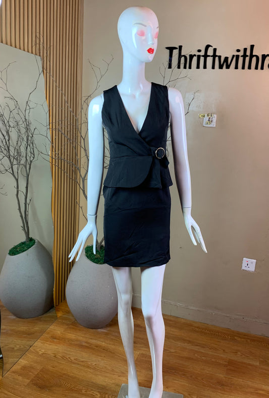 DAVE63 BLACK DRESS SIZE6 Length35