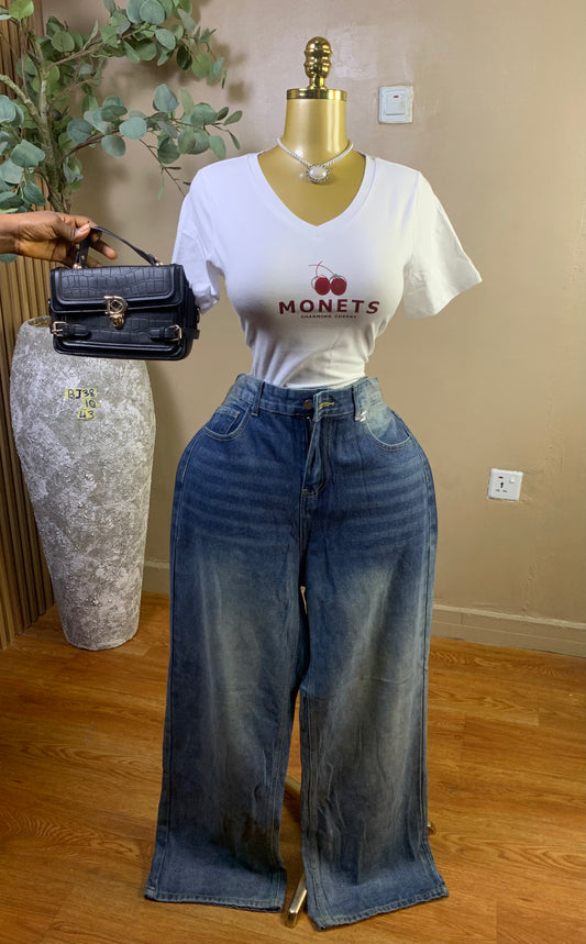 SIZE10 Baggy jean38 Length43 (Jean only)
