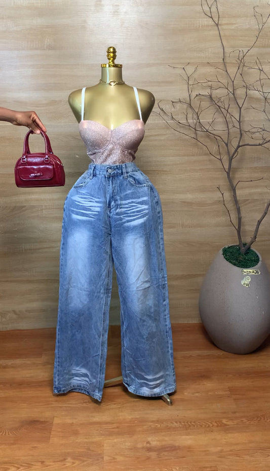 SIZE6&10 BAGGYA26 Length44 Jean Only