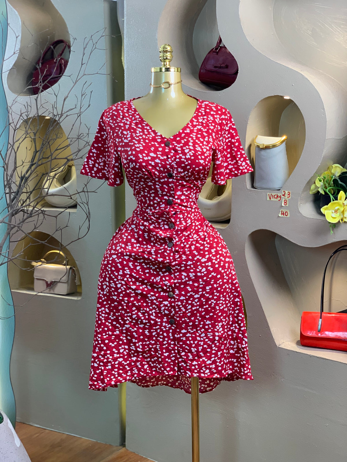 VICKY23 SIZE8 DRESS Length40